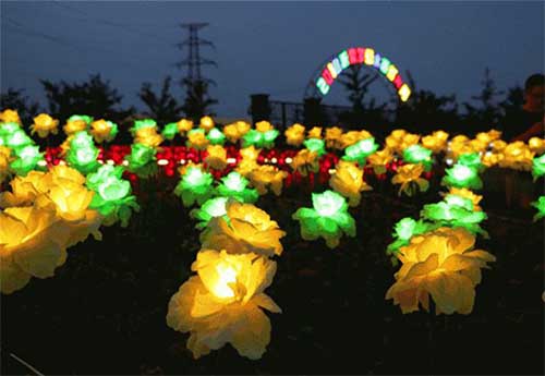 燈光藝術裝置在園林中的設計及應用